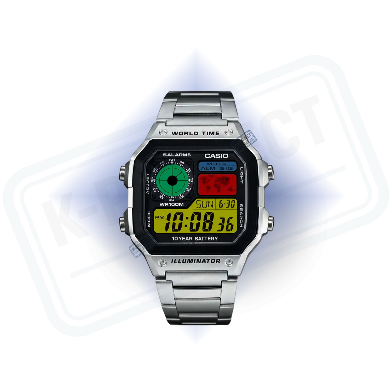 Casio AE-1200 'Retro Console 90's' Custom Mod - Casino Royale