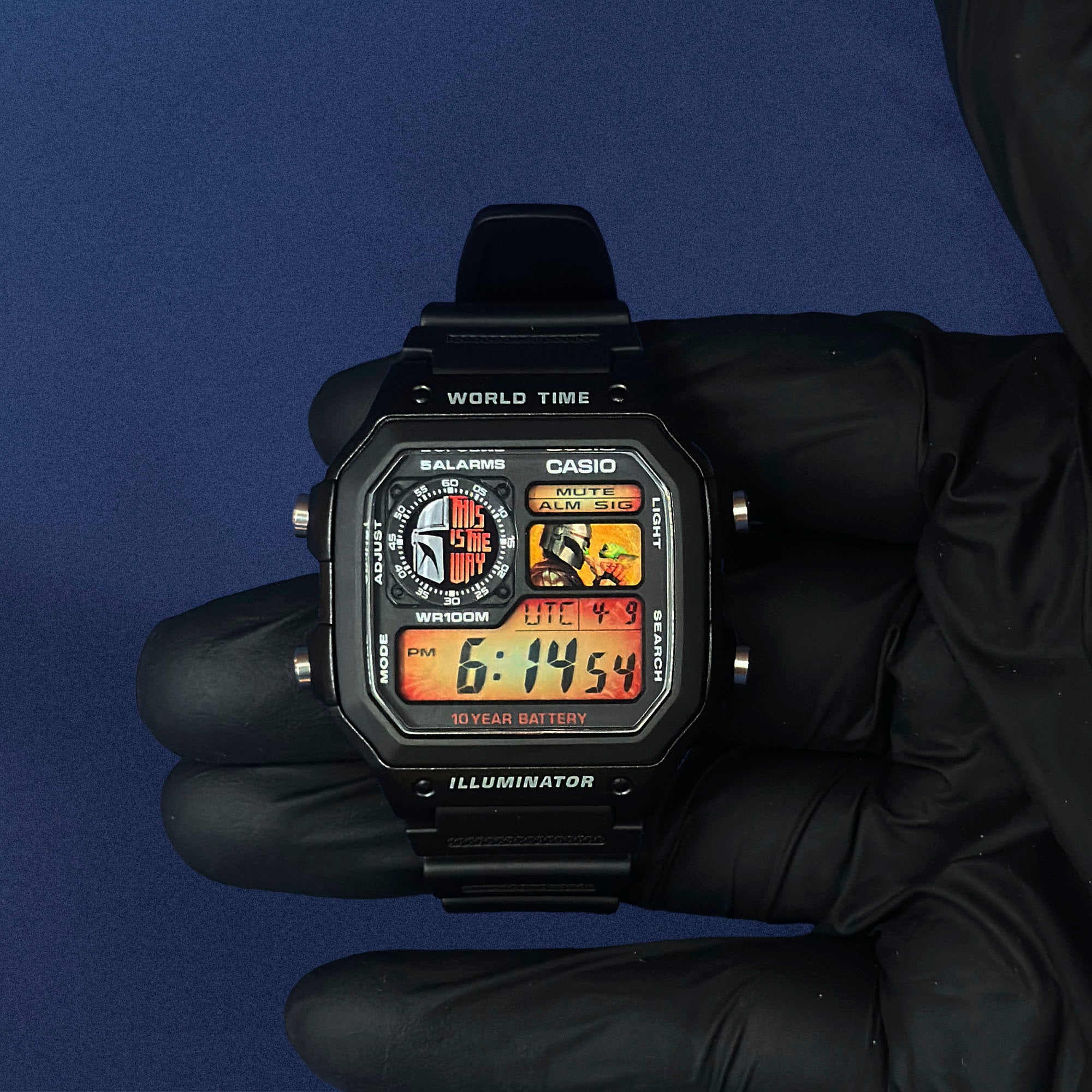Casio AE-1200 'Beskar Protocol' Custom Mod - Casino Royale