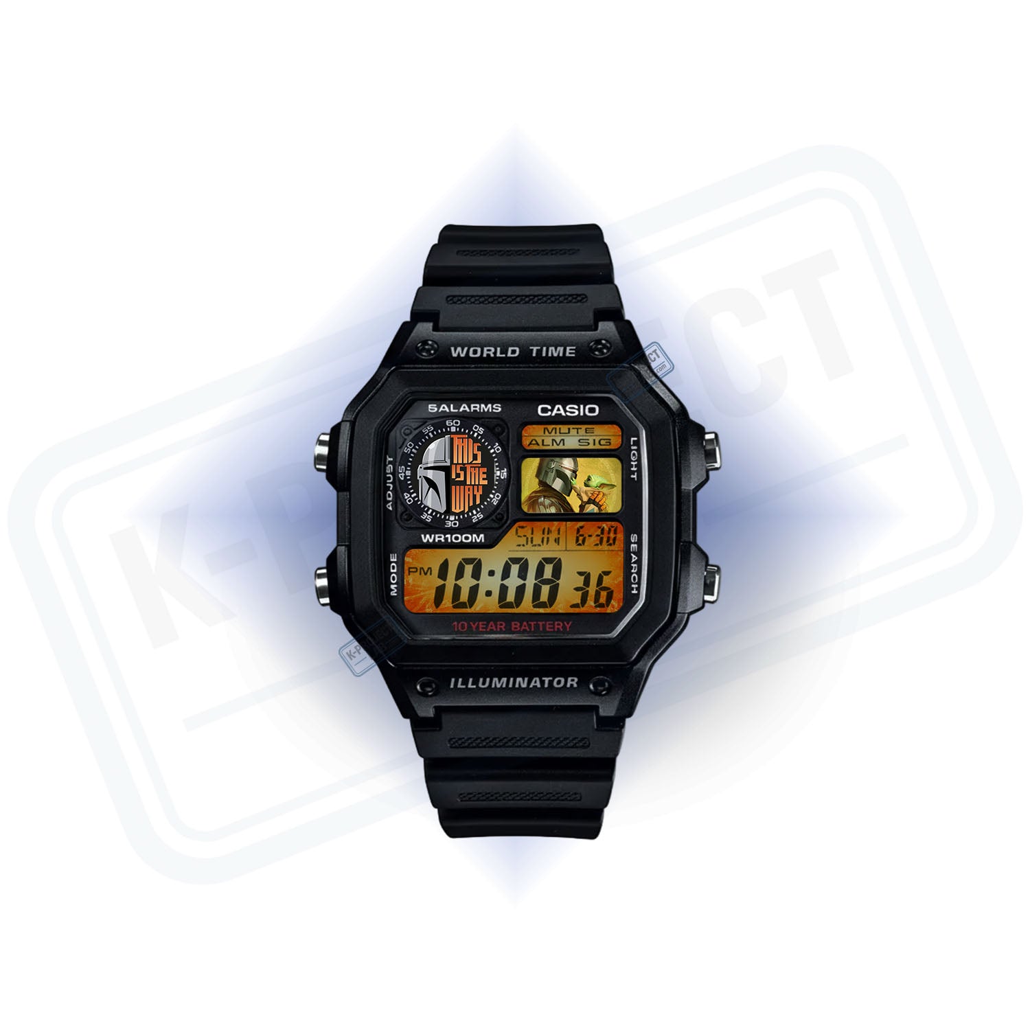 Casio AE-1200 'Beskar Protocol' Custom Mod - Casino Royale