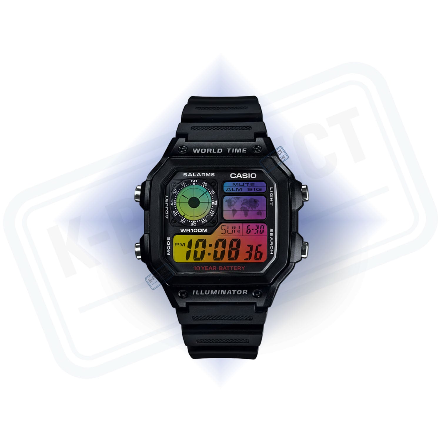 Casio AE-1200 'Señal Cromática' Modificación Personalizada - Edición Casino Royale