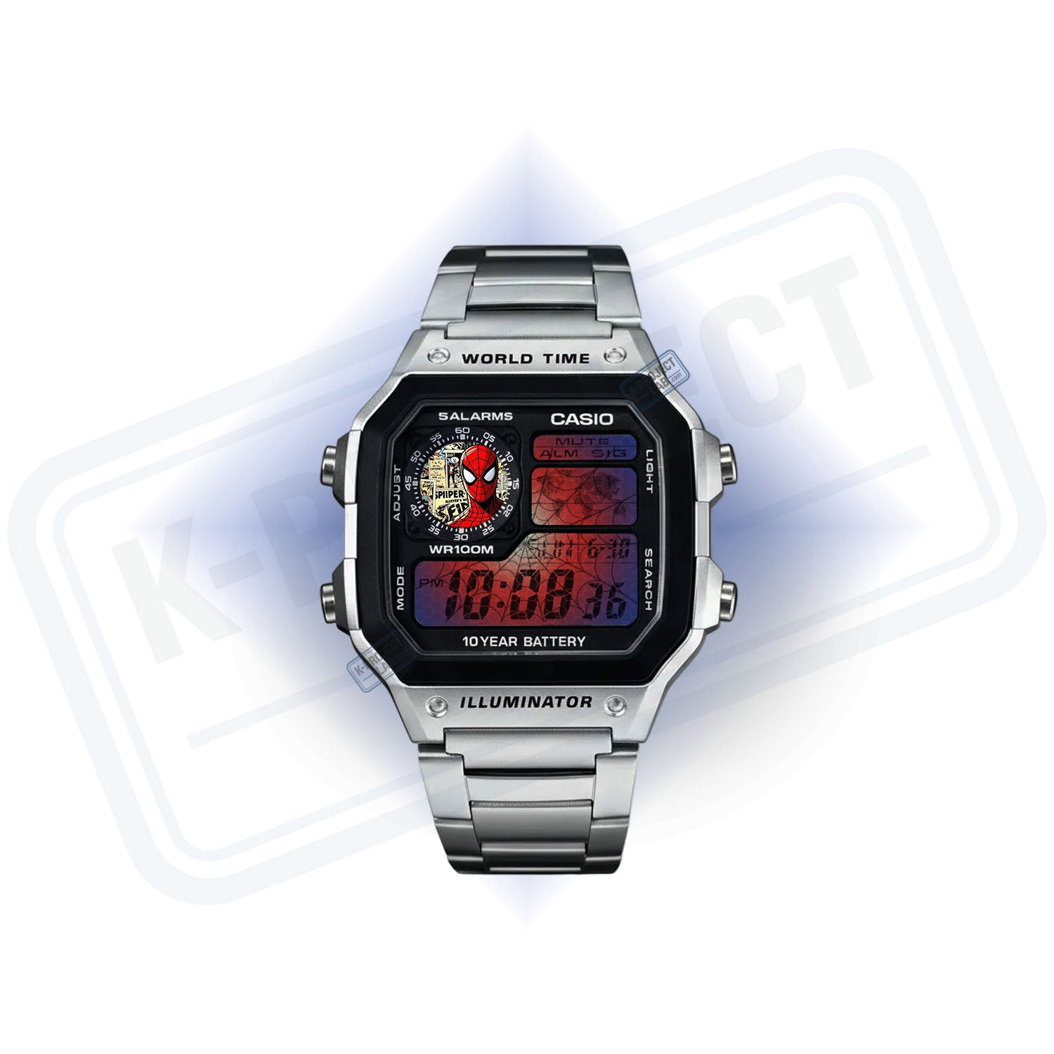Casio AE-1200 'Comic Verse – Web Archive' Custom Mod - Casino Royale