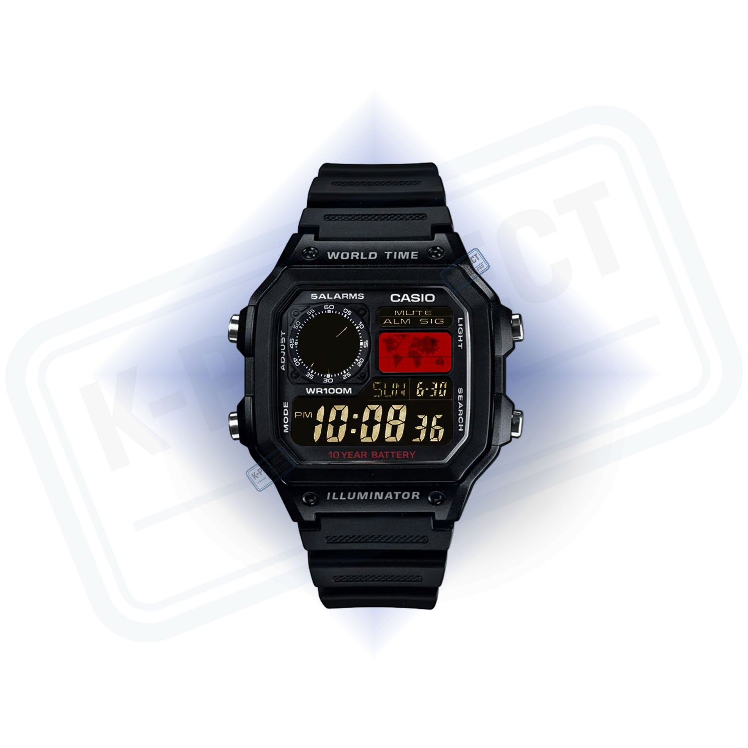 Casio AE-1200 'Crimson Meridian' Mod Edition
