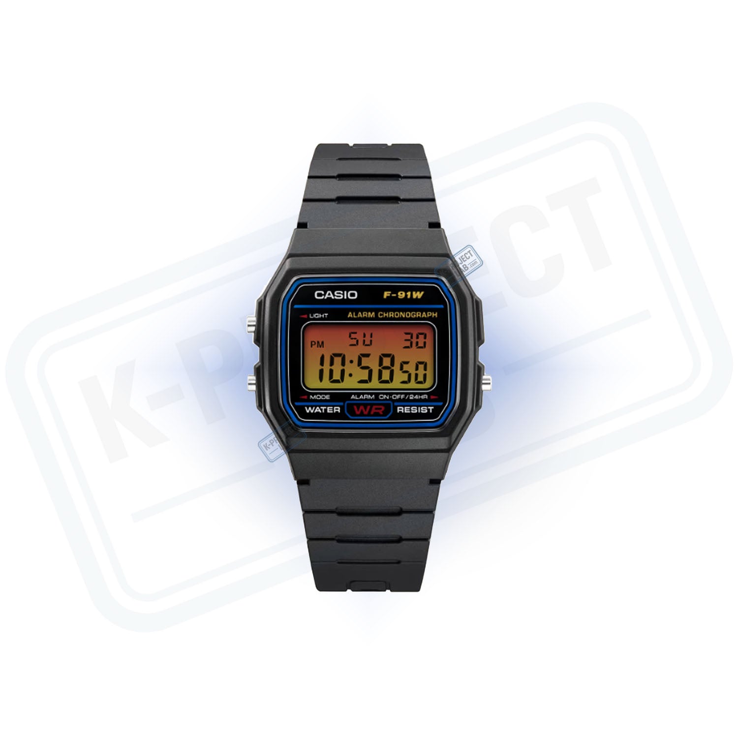 Casio F-91W 'Solar Horizont' Custom Mod