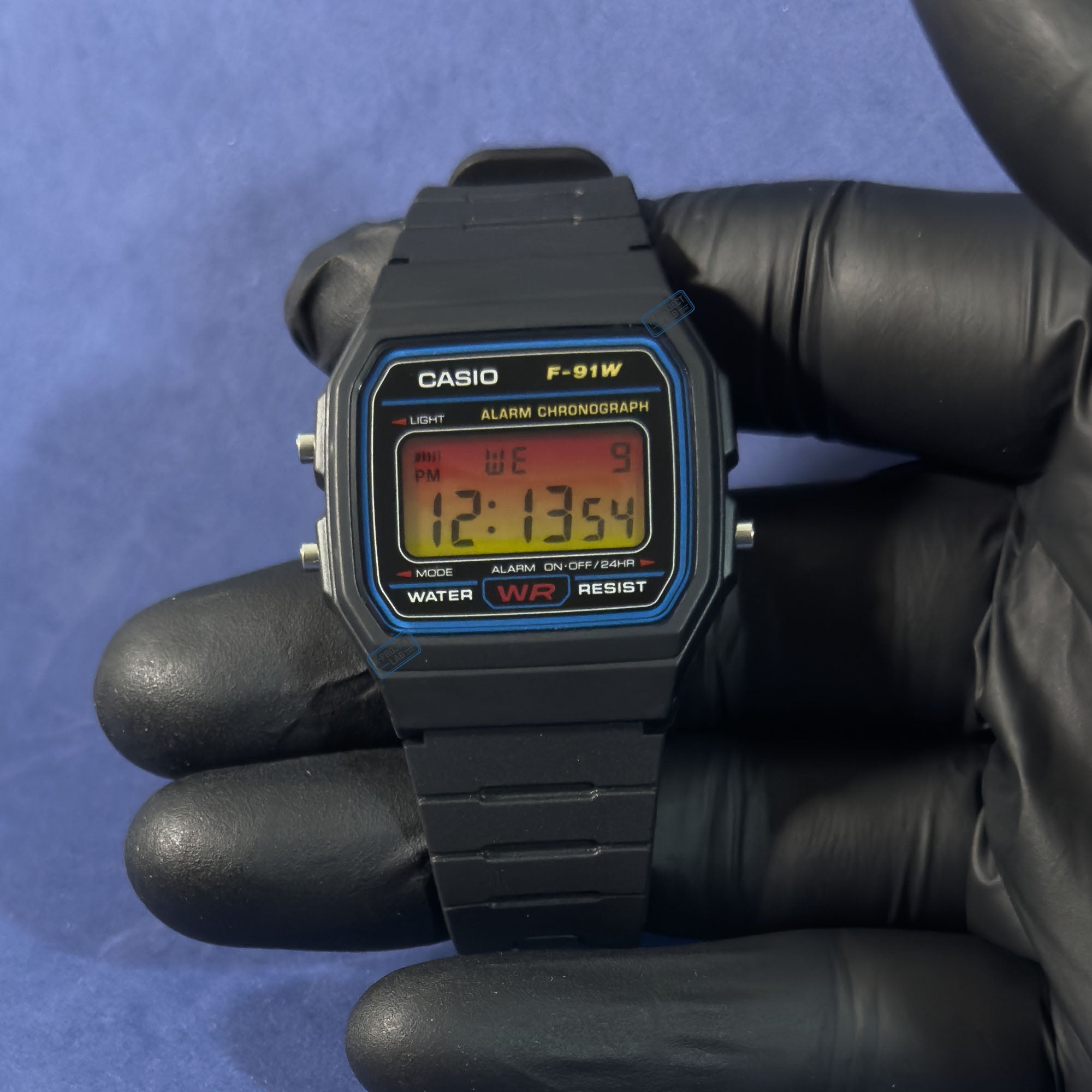 Casio F-91W 'Solar Horizont' Custom Mod