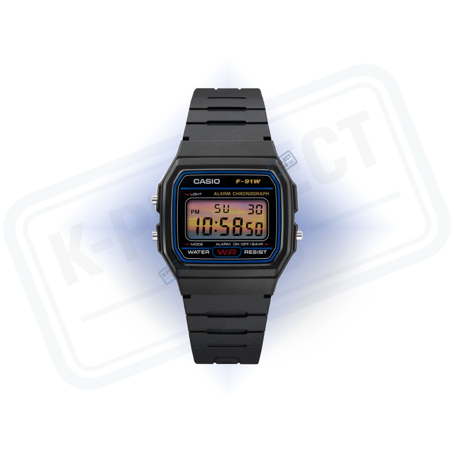 Casio F-91W 'Sunset Horizont' Mod Edition 