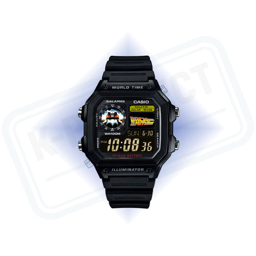 Casio AE-1200 Flux Horizon Custom Mod, reloj Casio personalizado retro-futurista por KProjectLab