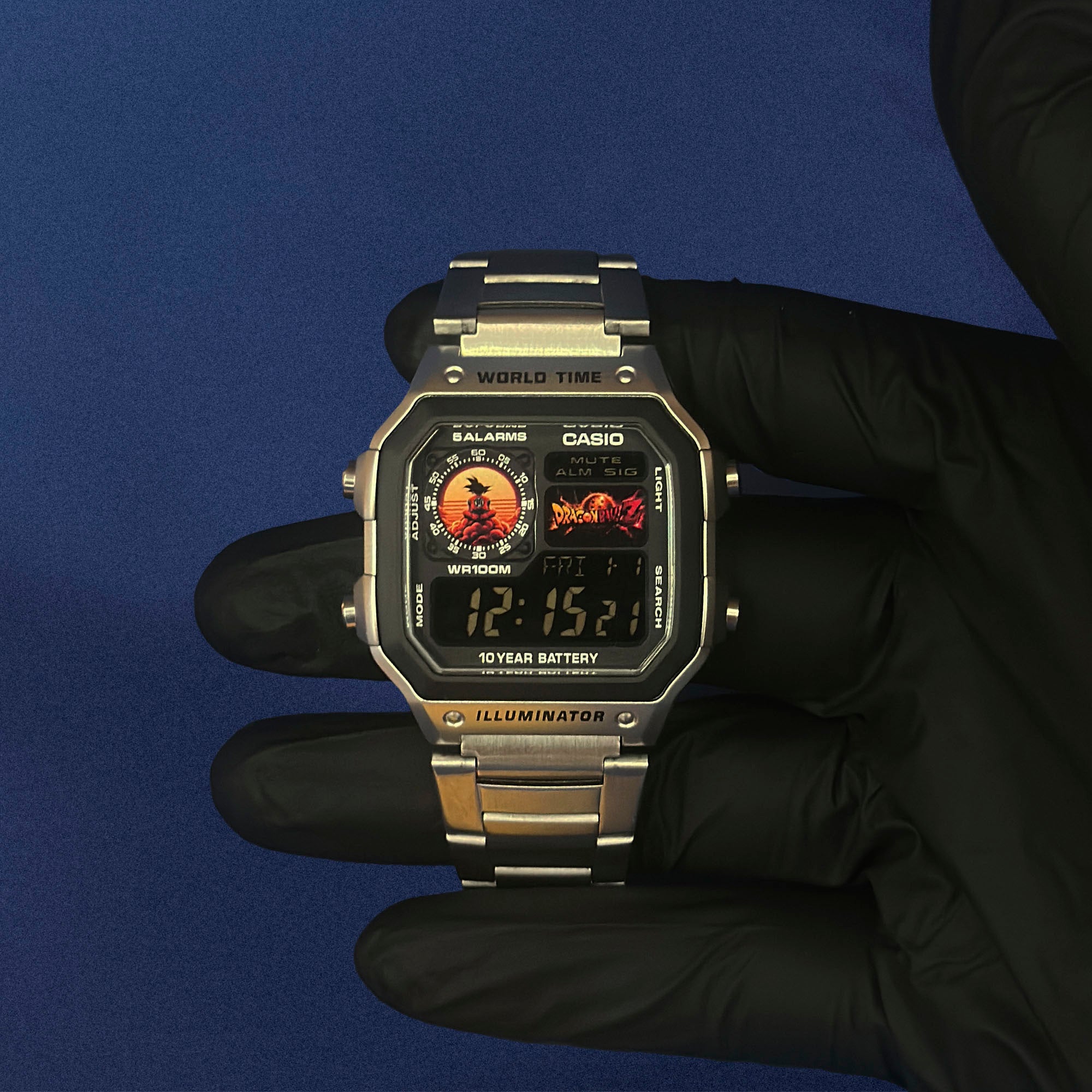 Casio AE-1200 'Goku Sunrise' Custom Mod - Casino Royale