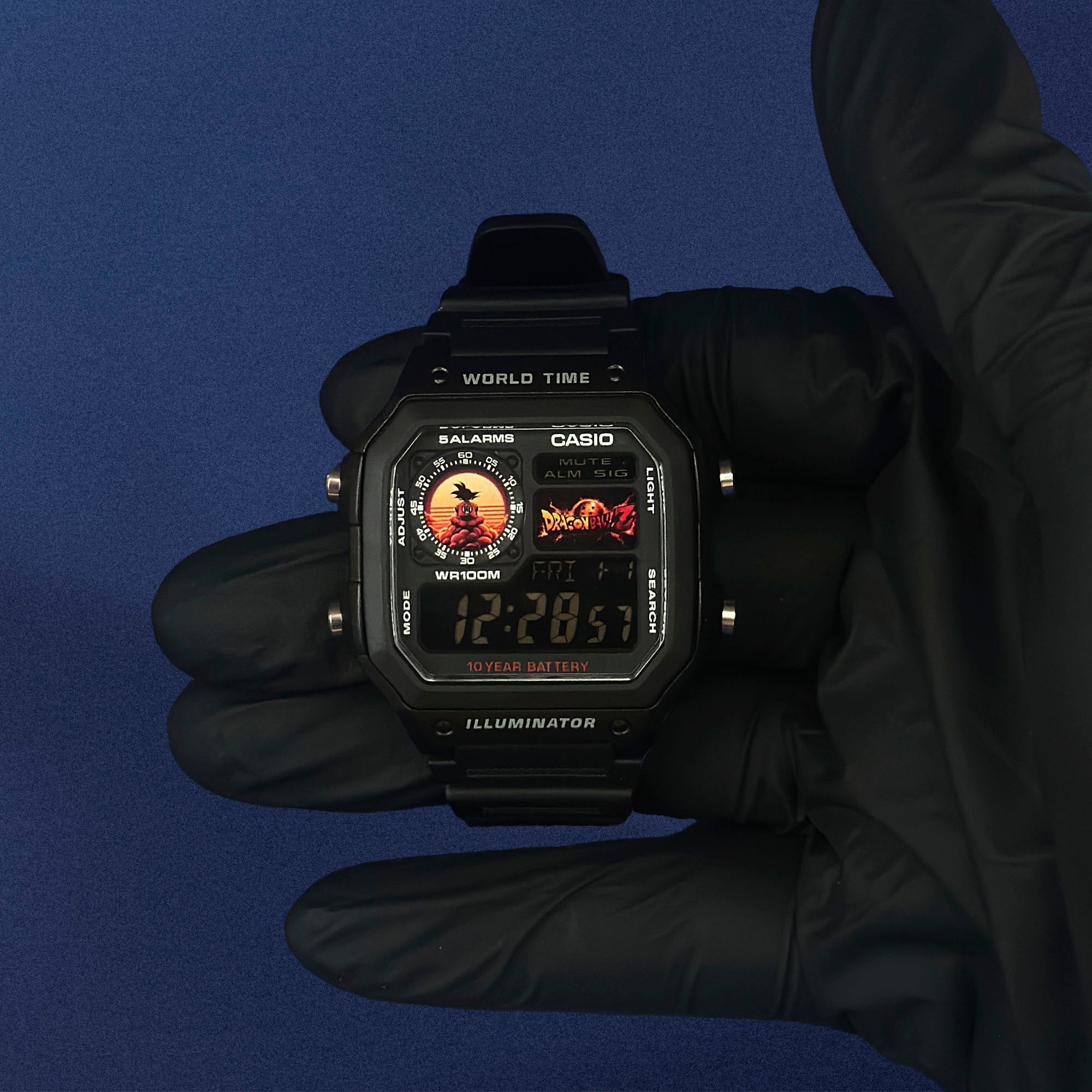 Casio AE-1200 'Goku Sunrise' Custom Mod - Casino Royale