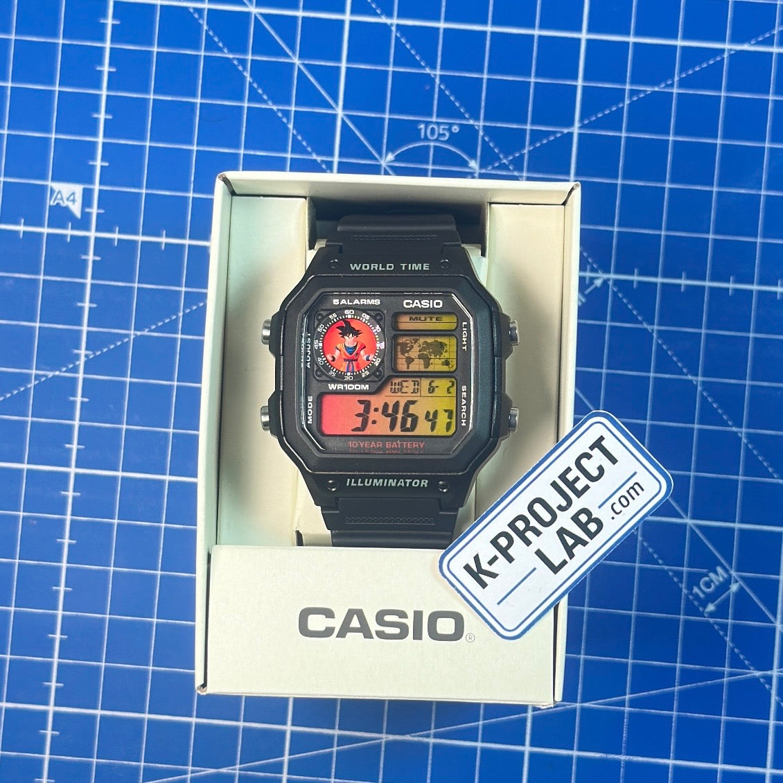 Casio AE-1200 'Saiyan Signal' Mod Editio - Casino Royale