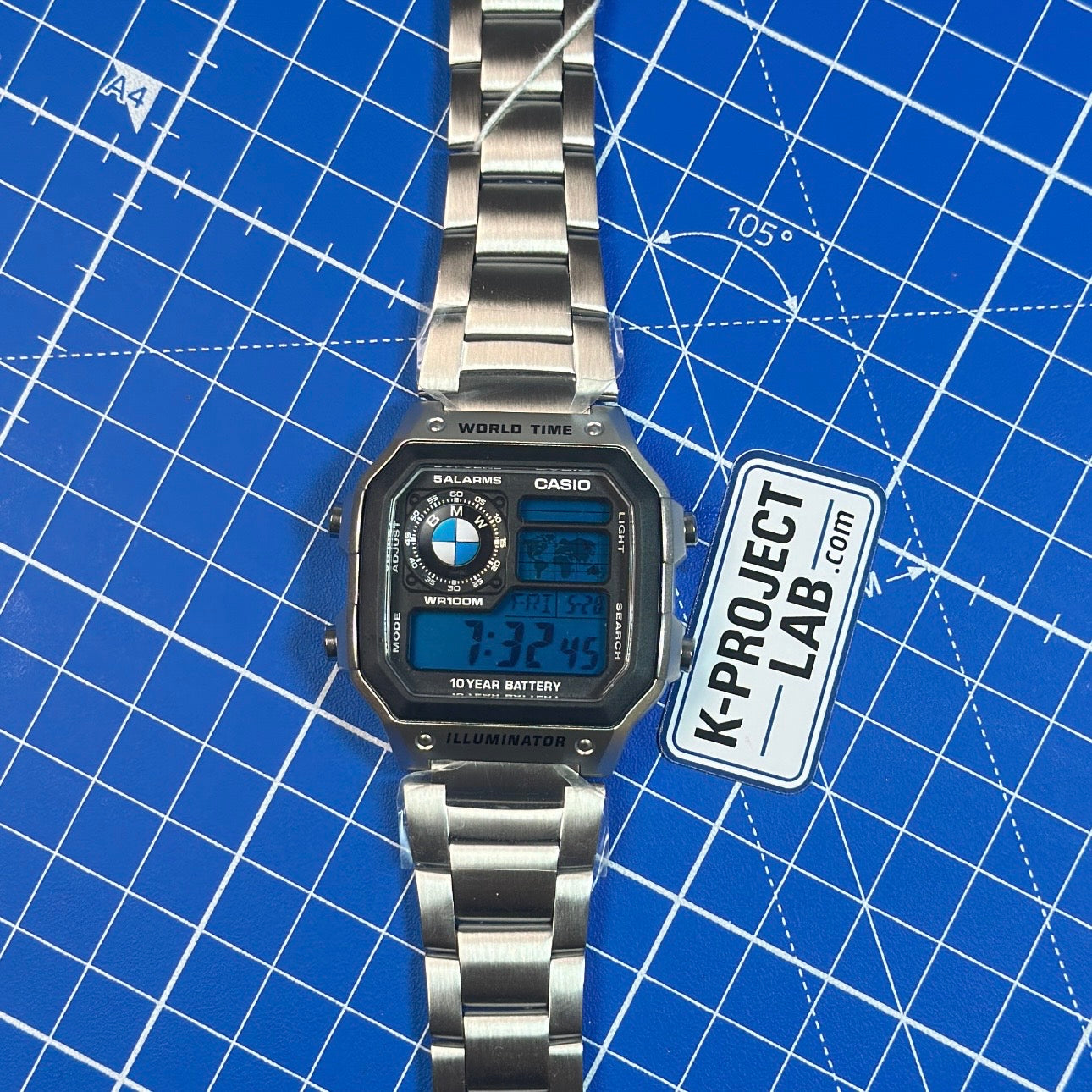 Casio AE-1200 'Señal Bávara' Modificación Personalizada - Edición Casino Royale