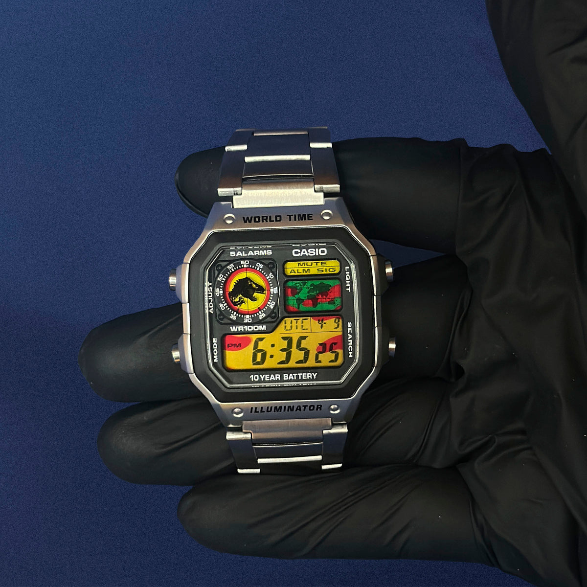 Casio AE-1200 'Nublar Signal' Custom Mod - Casino Royale