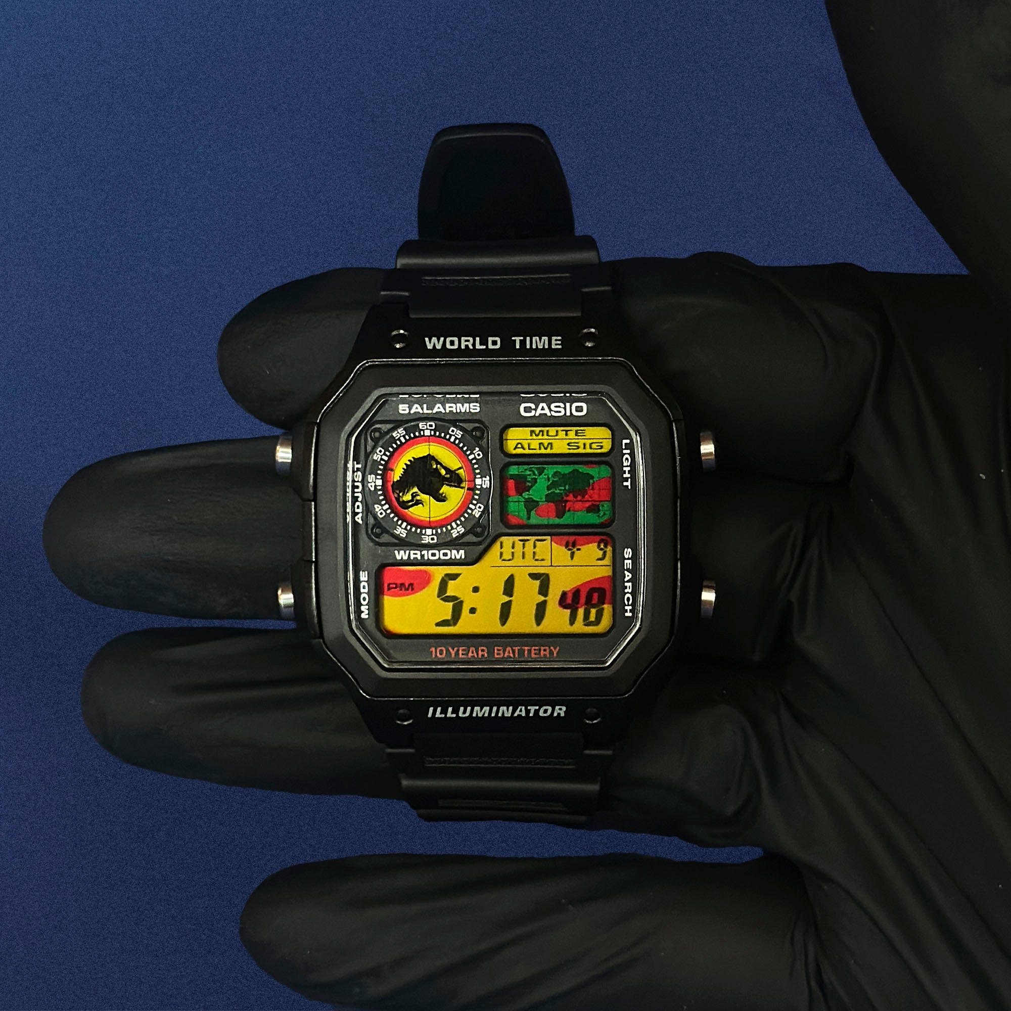 Casio AE-1200 'Nublar Signal' Custom Mod - Casino Royale