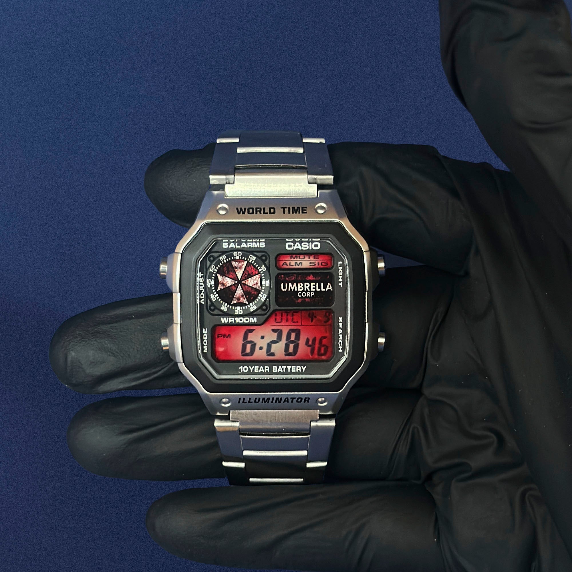 Casio AE-1200 'Outbreak Protocol' Custom Mod - Casino Royale