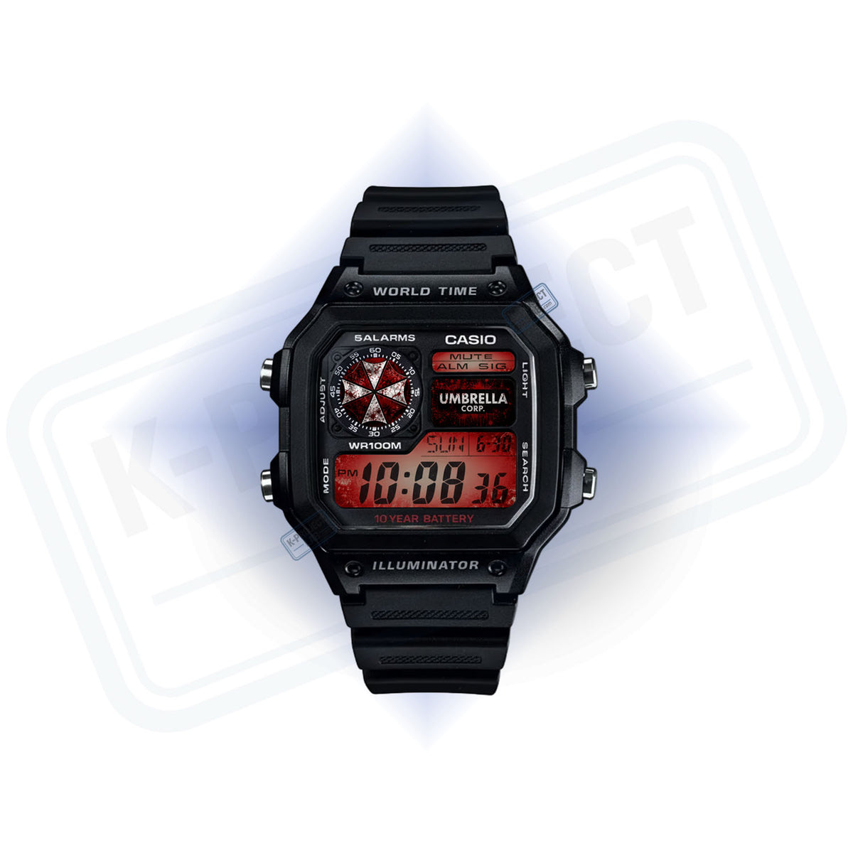 Casio AE-1200 'Outbreak Protocol' Custom Mod - Casino Royale