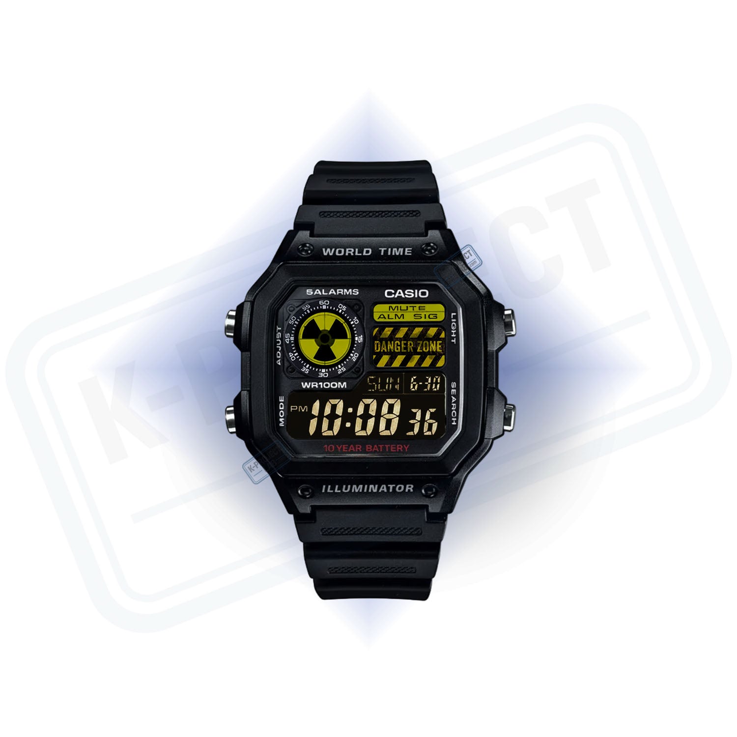Casio AE-1200 'Reactor Sector Custom Mod - Casino Royale