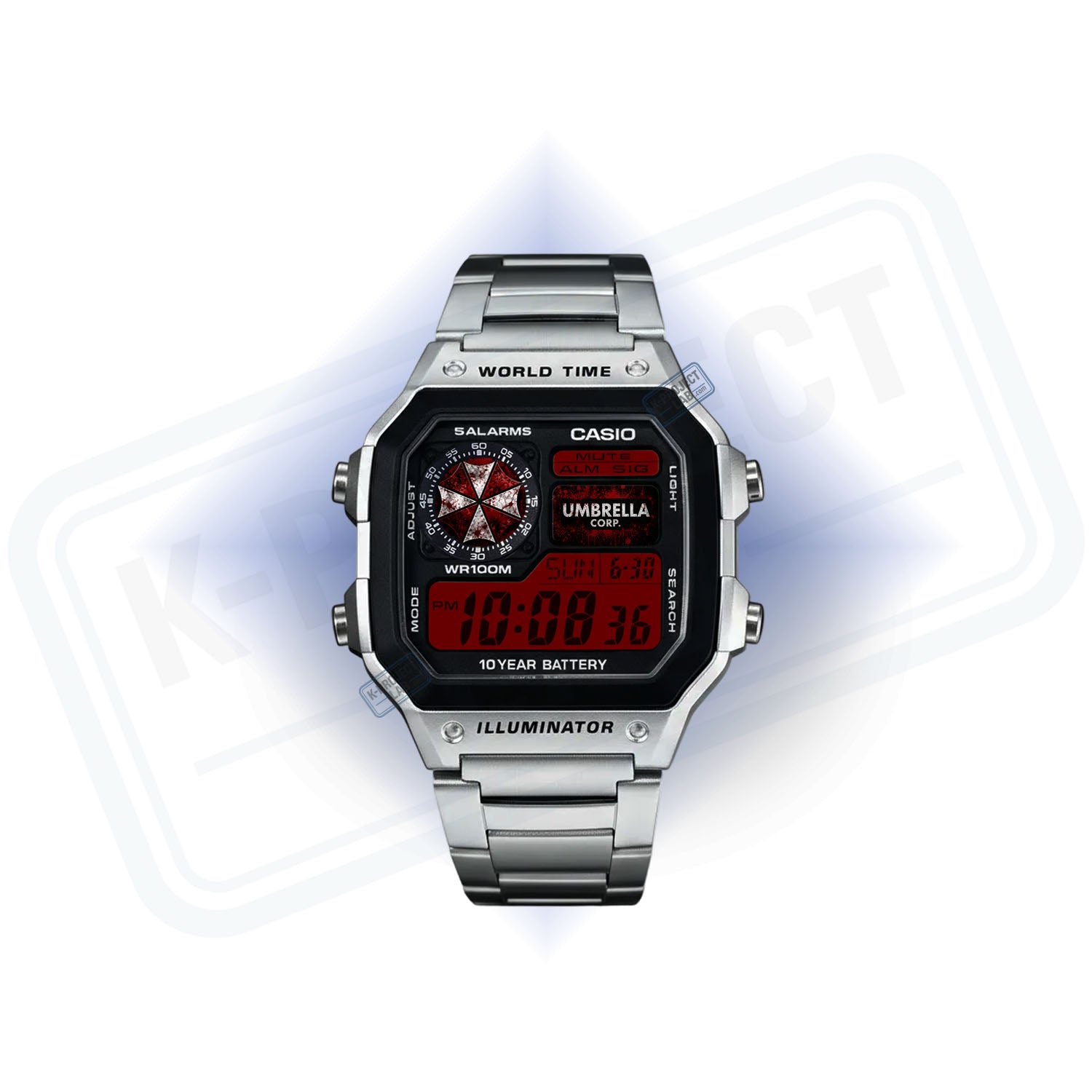 Casio AE-1200 'Outbreak Protocol' Custom Mod - Casino Royale