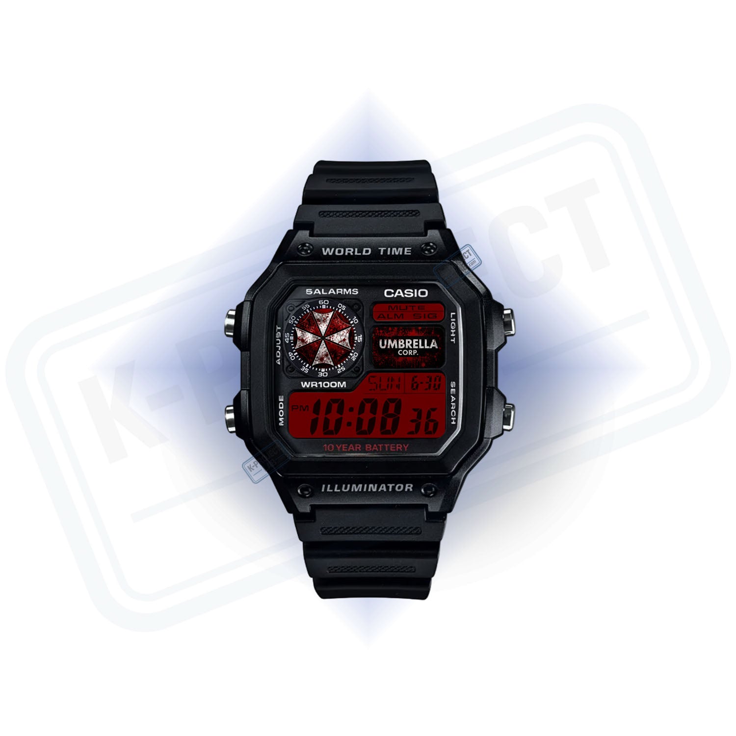 Casio AE-1200 'Outbreak Protocol' Custom Mod - Casino Royale