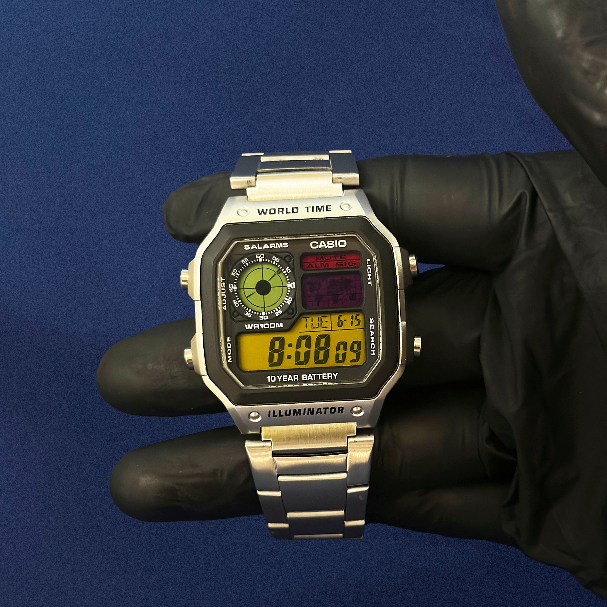 Casio AE-1200 'Retro Frequency' Custom Mod - Casino Royale