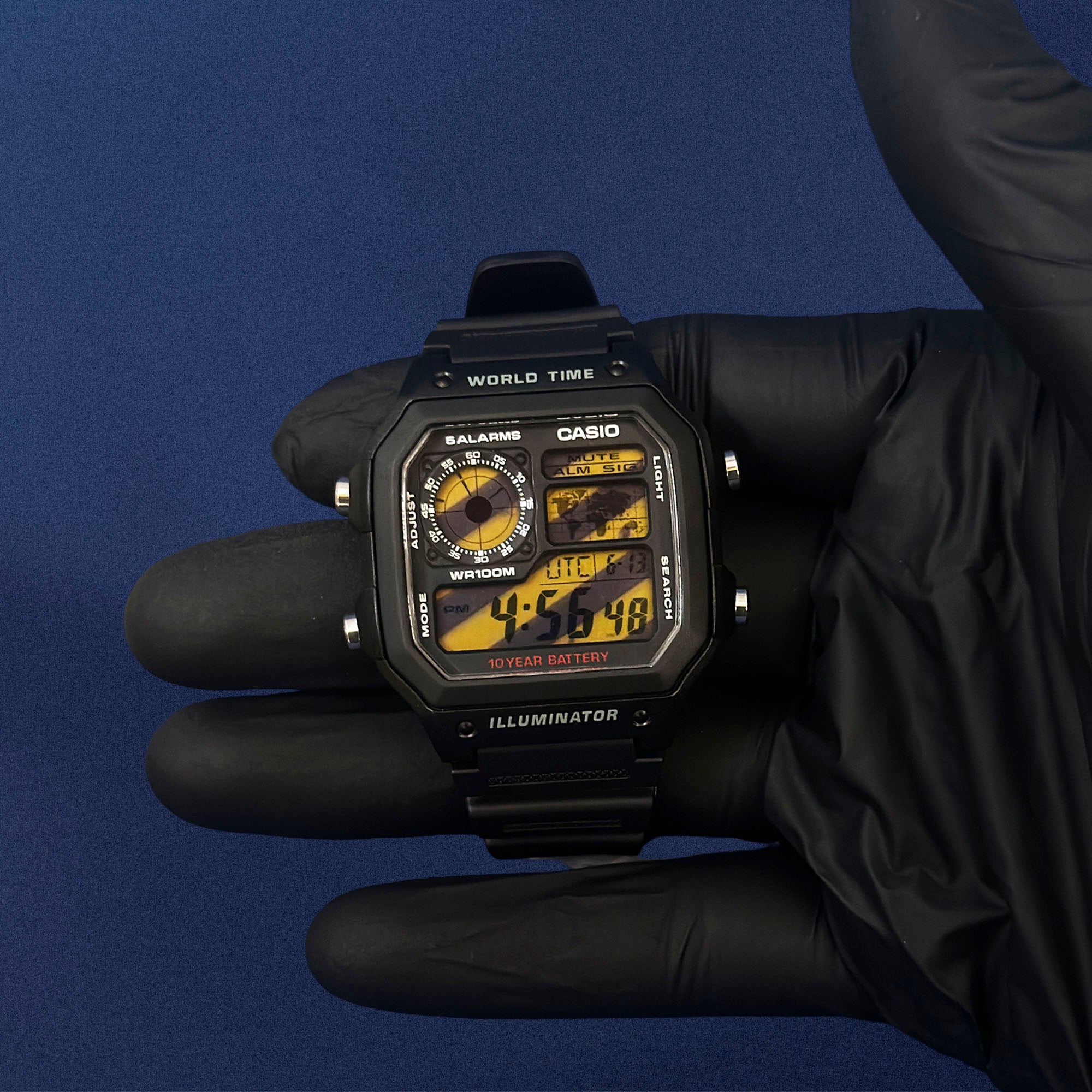 Casio AE-1200 'Sector 07: Hazard' Custom Mod - Casino Royale