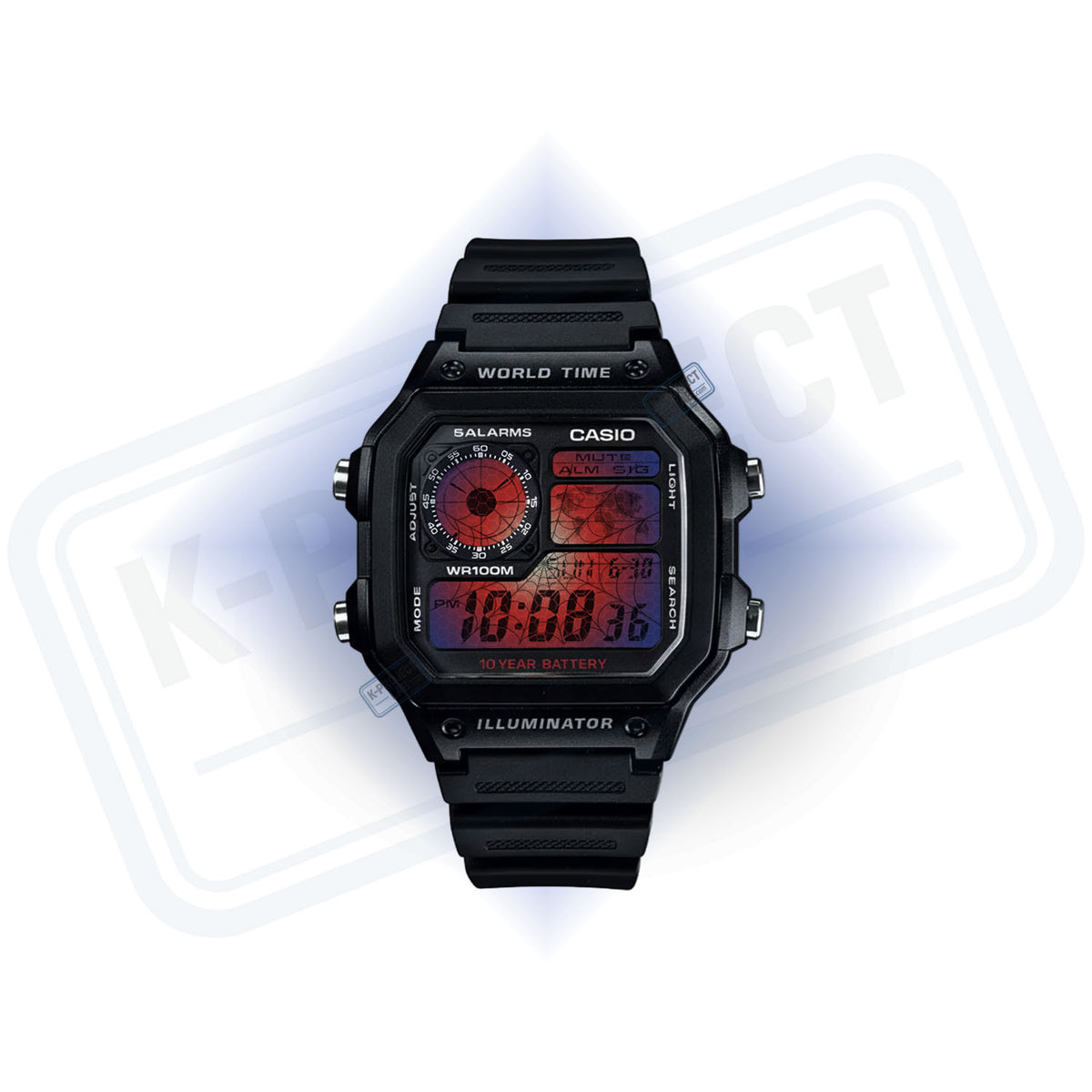 Casio AE-1200 'Spider Sense – Web Protocol' Custom Mod - Casino Royale