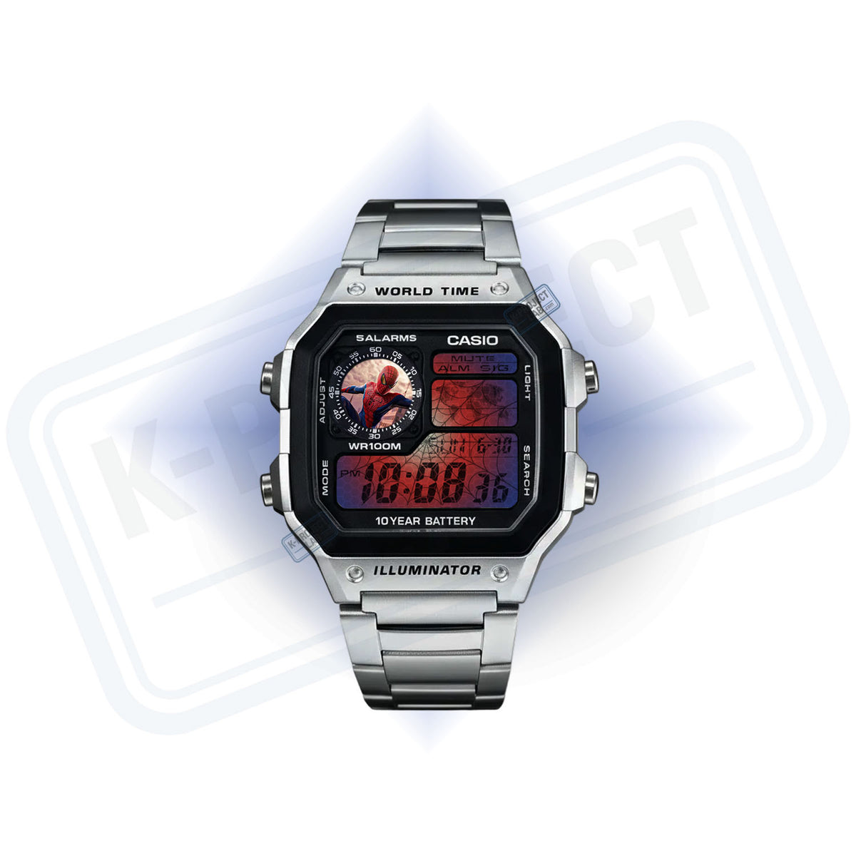 Casio AE-1200 'Web Slinger – Spider Motion' Custom Mod - Casino Royale